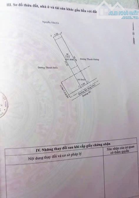 BÁN ĐẤT MT BÊ TÔNG, P.HIỆP AN, TP.TDM, DT: 5x35, TC100M2, SHR, GIÁ 1,590 TỶ - 1