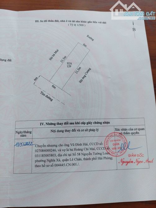 Cần bán lô đất mặt đường Cát Khê, Tràng Cát 129m2 giá chỉ 27tr/m2 - 1
