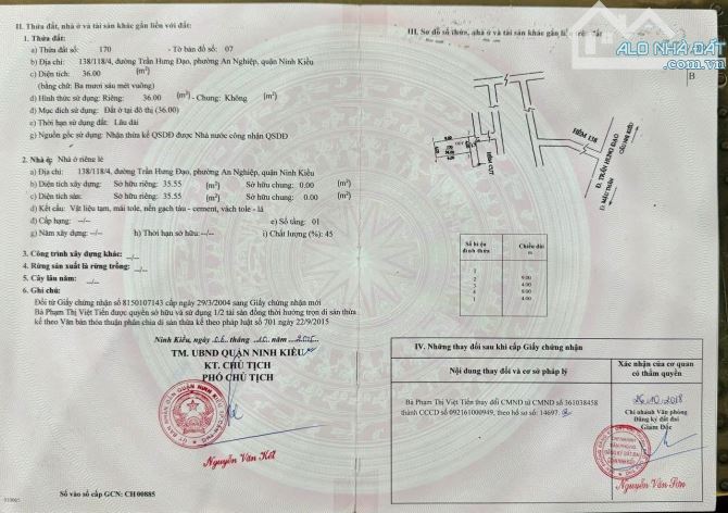 NẮM CHÍNH CHỦ BÁN NHÀ 2 TẦNG HẺM 138 TRẦN HƯNG ĐẠO - 12