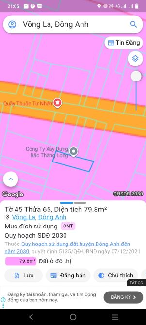 CHỦ CẦN BÁN GẤP ĐẤT GIÁ RẺ THÔN ĐẠI ĐỘ XÃ THIÊN LỘC HÀ NỘI ( XÃ VÕNG LA ĐÔNG ANH CŨ ). - 2