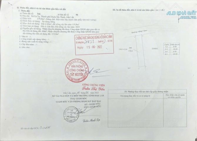 BÁN ĐẤT EATU- MẬU THÂN - EATU - tân an - 1.5 tỷ - 2