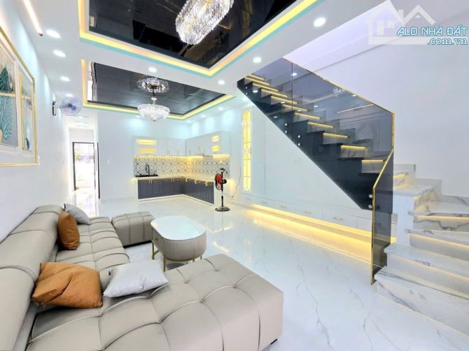 Nhà 2 Tầng Full Nội Thất DT:50m2 Huỳnh Tấn phát nhà bè chỉ 4,8 đồng thương lượng - 2