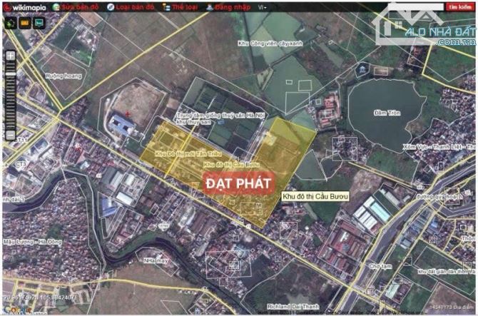BÁN BIỆT THỰ ĐƠN LẬP KĐT MỚI CẦU BƯƠU – VIEW HỒ. 362m2 x 3T - MT20m- Giá 123 Tỷ. - 2