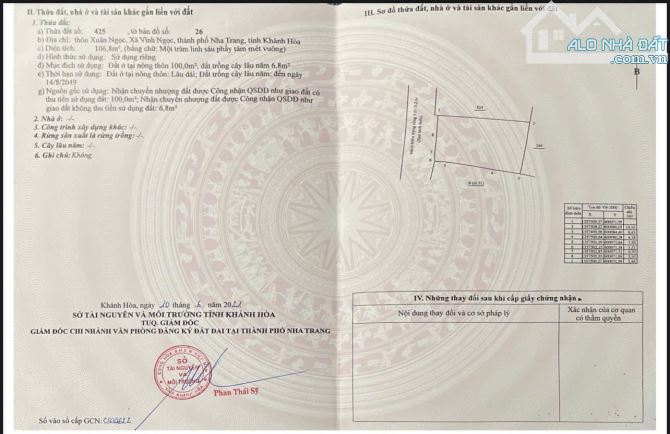 Đất Xuân Ngọc, Vĩnh Ngọc. Đường ô tô. 106m2 chỉ 1,7 tỷ - 3