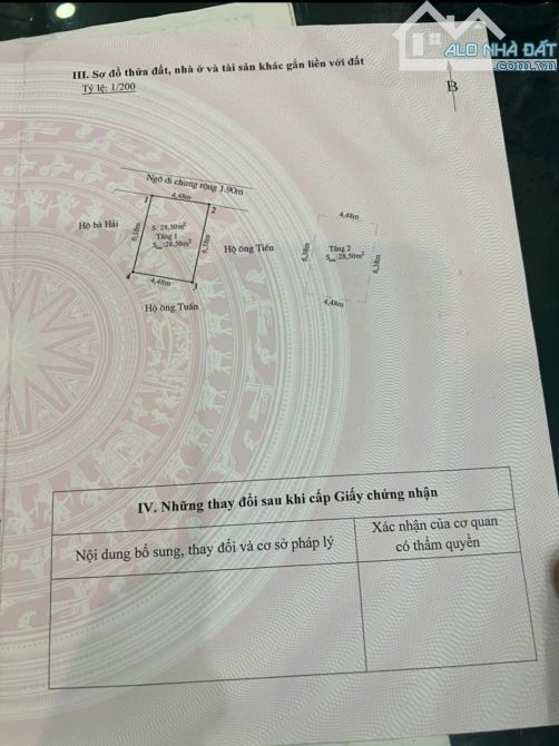 Bán nhà Đường Nguyễn Công Hòa, Trần Nguyên Hãn, HP. 2,05 tỷ, 3 tầng. - 3