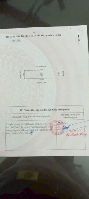 Ms Linh-Bán lô đất tuyến 2 trục chính Lương Quán,Nam Sơn, An Dương ngay gần chợ siêu đẹp - 3