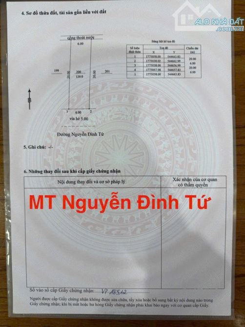 💎Cần bán lô đất MT đường Nguyễn Đình Tứ.Đà Nẵng. - 3