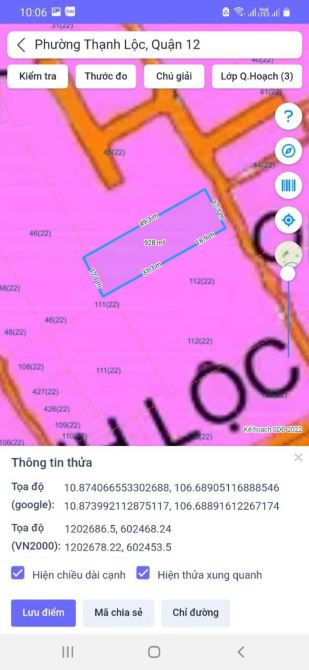 QUẬN 12 - BẤN ĐẤT THẠNH LỘC 31, DT 17*50M 927M2, CHỈ 32 TỶ - 3