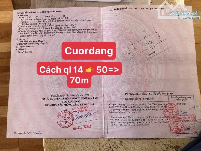 BÁN ĐẤT CUOR DANG –GÓC 2 MẶT TIỀN SIÊU ĐẸP - 4