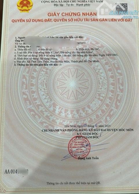 🔥 Nhà giá tốt – 2sẹc Trần Thị Bốc, Thới Tam Thôn, Hóc Môn– 939Tr.iệu Sổ Riêng🔥 - 4
