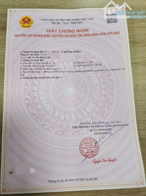 NẮM CHÍNH CHỦ BÁN NỀN MẶT TIỀN BỜ HỒ BÚN XÁNG - 4