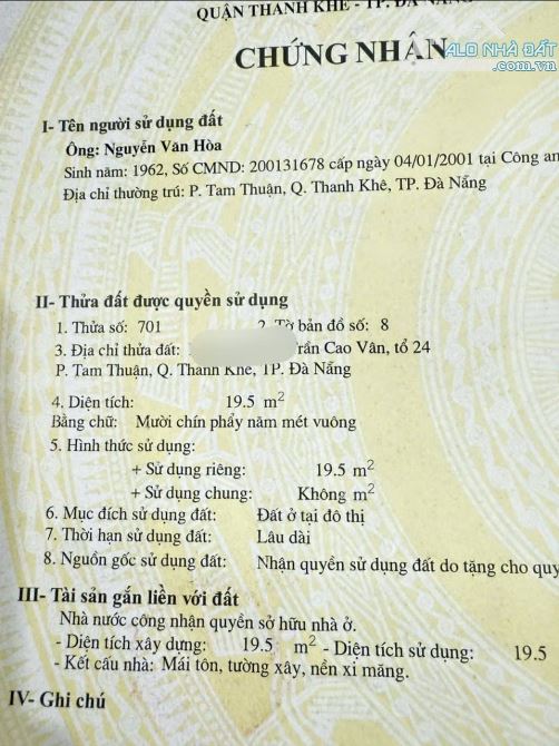 📌📌📌LÀM VIỆC TRỰC TIẾP GIÁ TỐT !!!Bán nhà 2 tầng k136 trần cao vân - 7