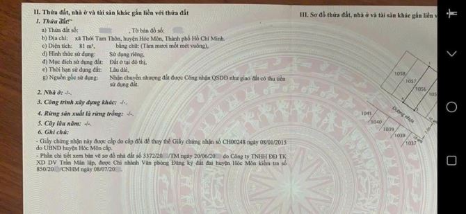 Cần bán nhà ở 1 sẹc Trần Thị Bốc Hóc Môn 4x20 ( 81m2 ) 780 TRIỆU Sổ hồng riêng - 9