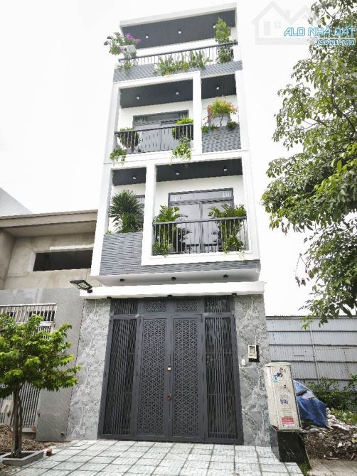Bán Nhà 4 tầng đường VÕ THỊ THỪA, phường AN PHÚ ĐÔNG,Q12,dt59,8m²(4,5x14).Hẻm 12m