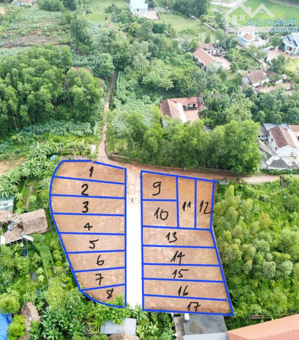 BĐS Tiều Phu mở bán 17 lô đất F0 đang giai đoạn " đặt gạch". Chỉ từ 7xx tr/lô
