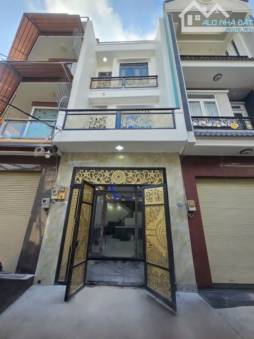 Nhà đẹp Bình Tân-Hẻm ô tô 7M-Ngay AEON Tân Phú-Đường 26 Tháng 3-P.BHH-58m2-4x15-3tầng-4PN