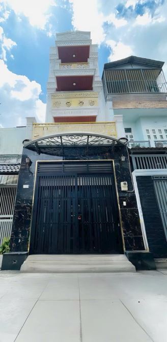 Nhà đẹp Bình Tân-Hẻm ô tô 7M-Giáp Tân Phú-Sát MT Miếu Gò Xoài-P.BHH A-60m2-4x15-4tầng-4PN