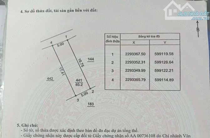 💯💯Đất KHAI THÁI - PHÚ XUYÊN - HÀ NỘI  👉Ô tô đỗ cửa gần ngay Chợ  ⛔️Diện tích: 85M2 ⛔️Mặ