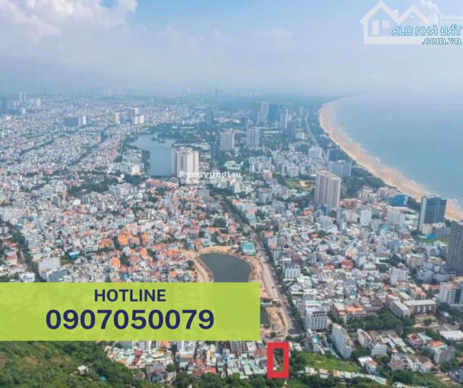 BÁN ĐẤT KHÁCH SẠN 186M2 (NGANG 8.2M) MT BIỂN PHAN CHU TRINH VŨNG TÀU - QUY HOẠCH 7 TẦNG