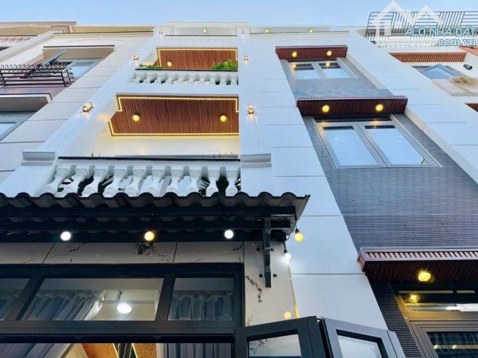 4Tầng Full Nội Thất - 42M² - 4 P Ngủ Hẻm Xe Hơi Dân Trí