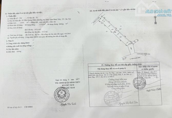 bán đất mặt tiền đường trần quang diệu, binh thuỷ, cần thơ, diện tích 281m2 giá 8.9 tỷ - 11