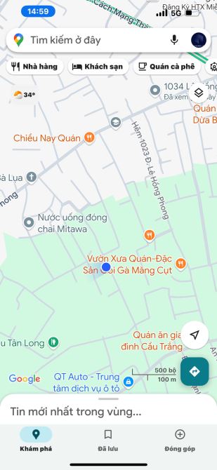 Bán đất sau lưng nhà thờ Bà Lụa 140m2 (60m2 thổ cư) giá 2 tỷ 900 triệu. - 1