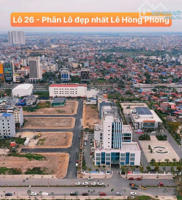 Lô góc 96m2 Lô 26 Lê Hồng Phong - Ngang 6.4m - Đường 15m - 1