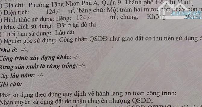 ĐẤT GIÁ MỀM ĐƯỜNG 160 _TNPA_ THỦ ĐỨC_ 125M2_ CHỈ 7.1TỶ.  + VỊ TRÍ tại đường 160 - Tăng Nhơ - 1