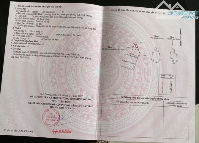 Bán nhà 1T2L 7.5x15m hoàn công, đường N1 KDC Phú Hồng Thịnh 9, full nội thất - 1