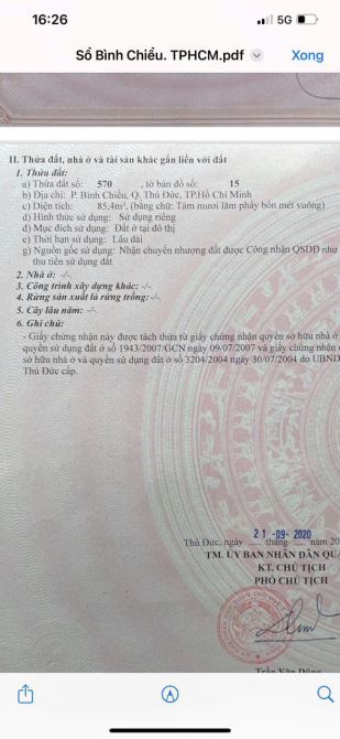 🌟 BÁN ĐẤT MẶT TIỀN KÊNH BA BÒ- 85m2(4x21) - chỉ : 3,5 tỷ - 1