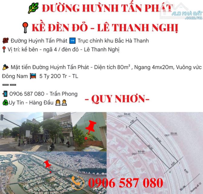 🎉Lô đất- Mặt tiền Đường Huỳnh Tấn Phát📍 Vị trí: kề bên - ngã 4 / đèn đỏ - Lê Thanh Nghị - 1