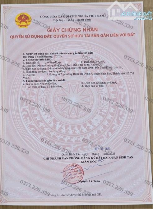 🎉 CẦN TÌM GẤP CHỦ CHO CĂN 1 TRỆT 2 LẦU 49M2 - HƯƠNG LỘ 2 - 5 TỶ 390 - SHR 🎉 - 13
