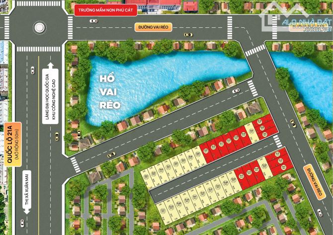 Bán đất thổ cư Láng Hoà Lạc -35 Vai Réo giá rẻ - 2