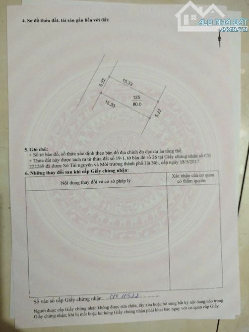 80m960 tr ô tô vào đất, tại xã Hợp Thanh , Huyện Mỹ đức. Giá tốt cho nhà đầu tư - 2