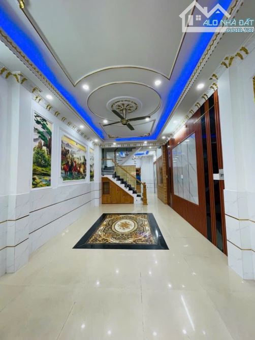 Nhà đẹp Bình Tân-Hẻm ô tô 7M-Giáp Tân Phú-Sát MT Miếu Gò Xoài-P.BHH A-60m2-4x15-4tầng-4PN - 2