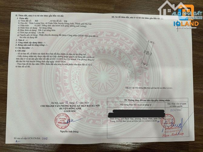 🔥 CƠ HỘI CHO NHÀ ĐẦU TƯ & NGƯỜI MUA Ở – LÔ ĐẤT ĐẸP LƯƠNG QUY, XUÂN NỘN, ĐÔNG ANH 🔥 - 3