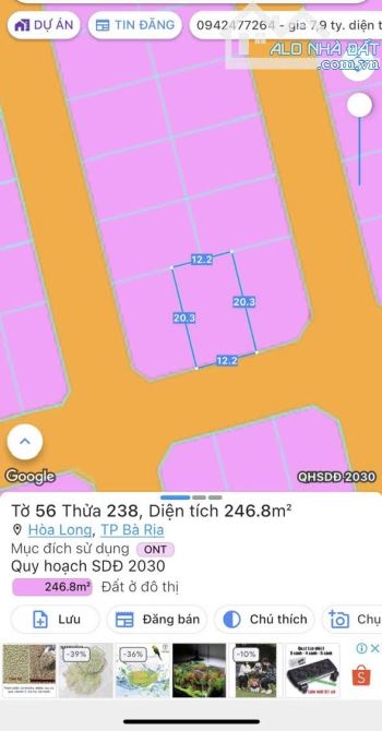 Anh chị tìm đất biệt thự Lan Anh 1 TP Bà Rịa thì có lô này ngộp, xem đầu tư nhé - 3