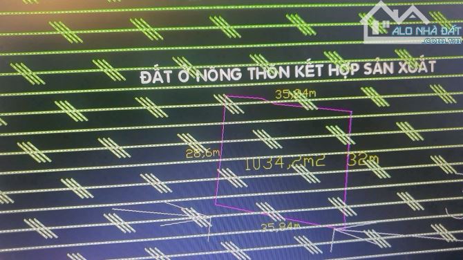 Cần bán đất mặt tiền đường bê tông 6m 2/ TL7 xã Phước Thạnh 32x35 300m2 thổ cư - 4