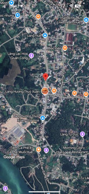 BÁN ĐẤT MẶT TIỀN KINH DOANH ĐỐI DIỆN LÀNG HƯƠNG HUẾ - 4
