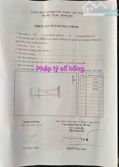 🔥 Bán đất KQH Hương Sơ 81m2 -  Sát Nguyễn Văn Linh, Mai Lượng - Cách trường Mầm Non và cô - 5
