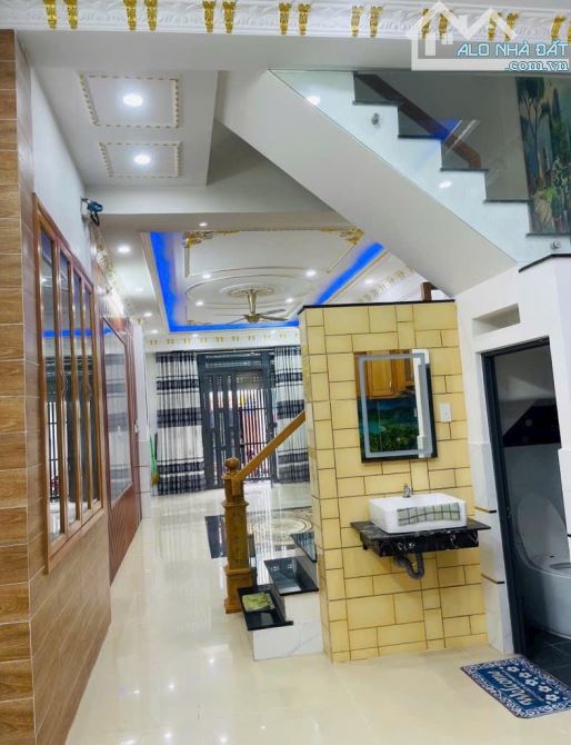 Nhà đẹp Bình Tân-Hẻm ô tô 7M-Giáp Tân Phú-Sát MT Miếu Gò Xoài-P.BHH A-60m2-4x15-4tầng-4PN - 5