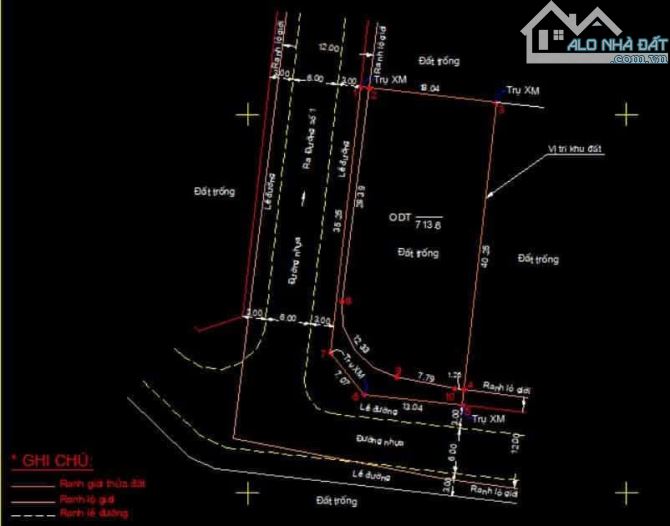 BÁN 714m2 Đất, Lô góc, Full thổ cư, view sông, giá chỉ 51tr/m2 - 5