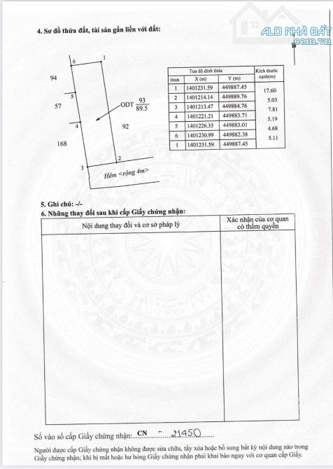 Bán nhà gác lửng hẻm Bùi Hữu nghĩa - giá 2 tỷ 950 triệu - 5