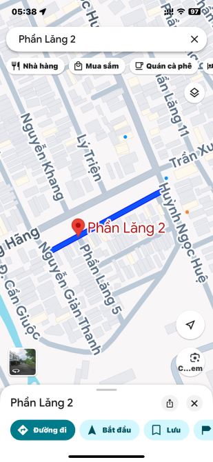 ⸻  ⚡ BÁN NHÀ 2 TẦNG – MẶT PHỐ PHẦN LĂNG 2 – THANH KHÊ – 64M² – 5.X TỶ ⚡  📐 DT: 64m² (nga