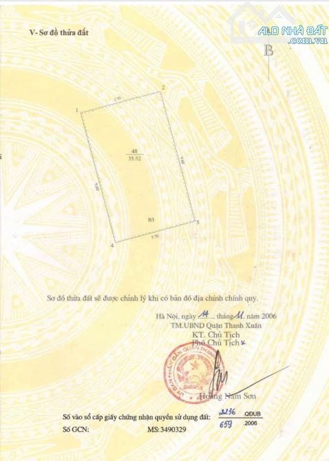 NHÀ MẶT PHỐ TRUNG TÂM QUẬN THANH XUÂN. 36x4T
