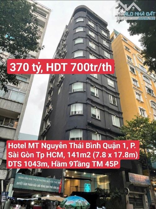 Hotel 59-61 Nguyễn Thái Bình, NTB, Quận 1 (P. Sài Gòn Tp HCM)