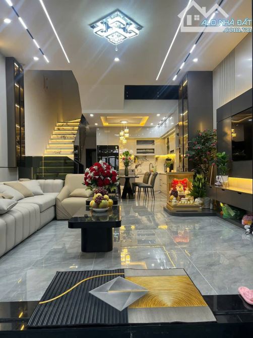 Bán nhà 3 tầng đường Cồn Dầu 23 ( tây bắc , 3 phòng ngủ ) thiết kế hiện đại , siêu đẹp.