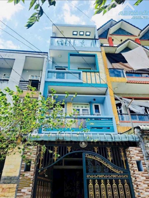 Hương Lộ 2 Bình Tân , 4 x 16m , 4 tầng BTCT mới đẹp , hẻm 8m , chỉ 6.35 tỷ tl