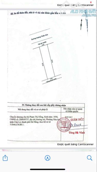 🏩 Bán đất biển mt Hoàng Thiều Hoa, gần bãi tắm, 92.5m2, 3.x tỷ