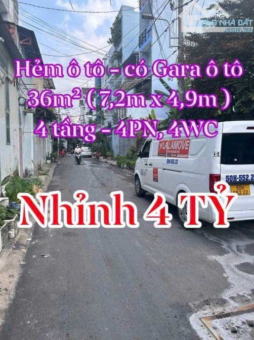 Bán nhà đẹp, giá rẻ Gò Vấp - Ô tô ngủ trong nhà có Gara - Chỉ hơn 4 tỷ - 234